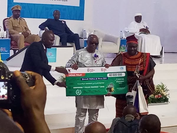 Award for the 7th cleanest town in Cameroon