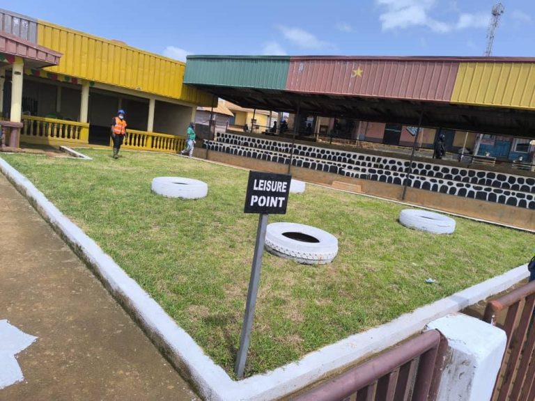 A beautiful view of the Greenspace in Ndu town